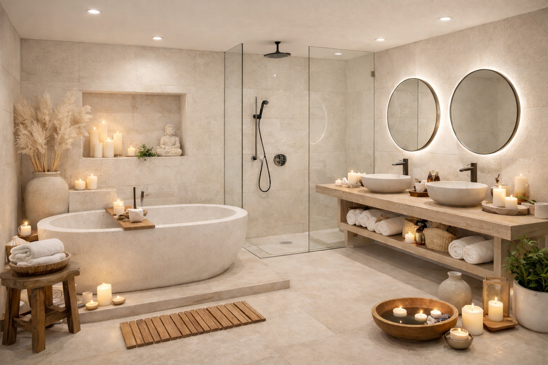 Baie în stil SPA acasă – idei de amenajare