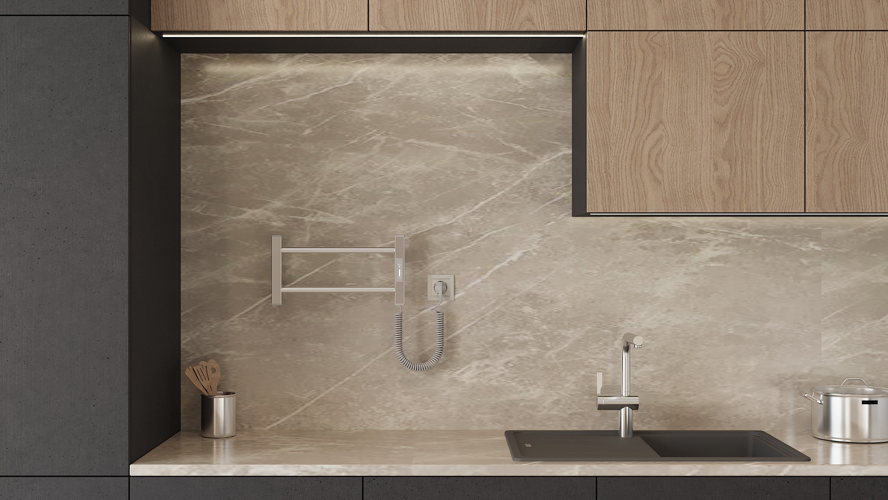 Ladder Lux 2 Chrome pentru bucătărie