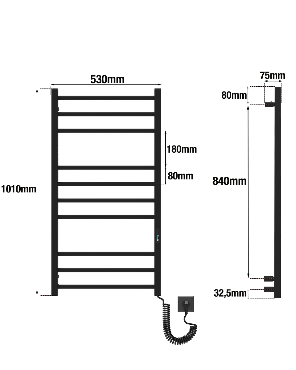 Ladder Lux 10 Black