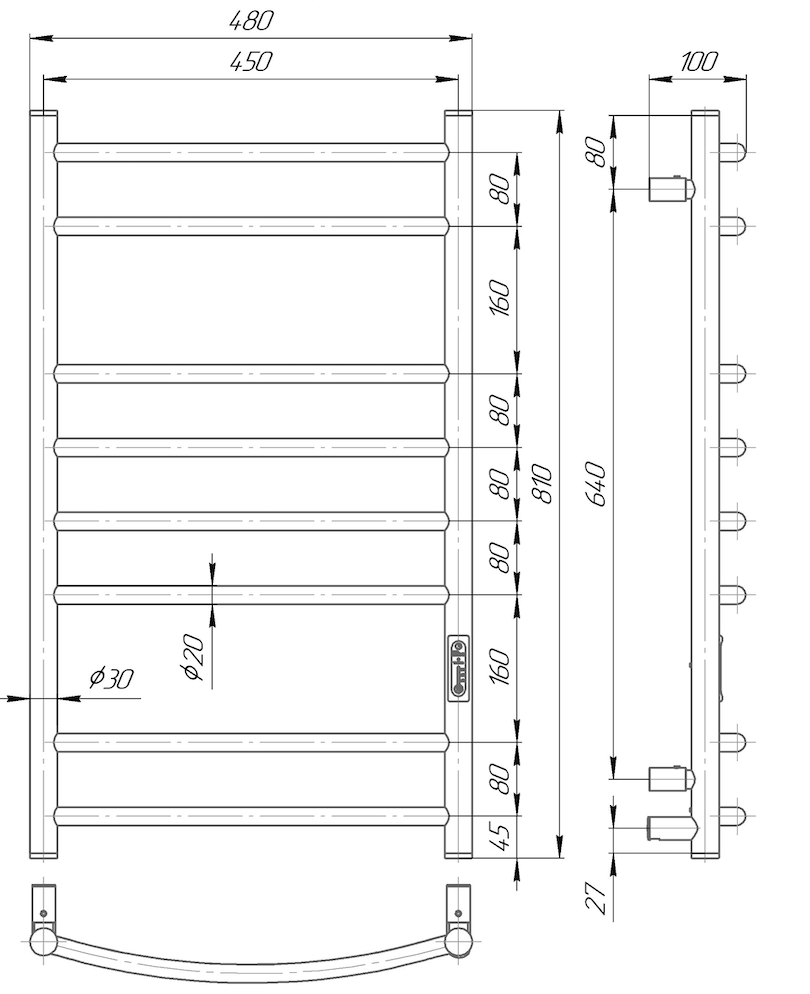 Ladder 8 Black